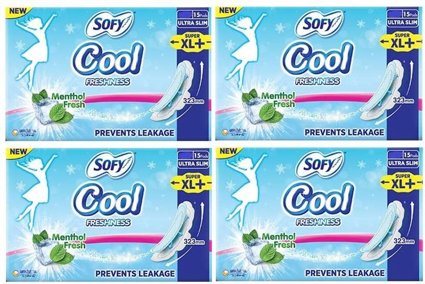 SOFY COOL SUPER EXTRA LONG 15+15+15+15N Sanitary Pad Buy Women
