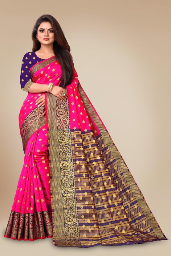 fancy cotton sarees in flipkart