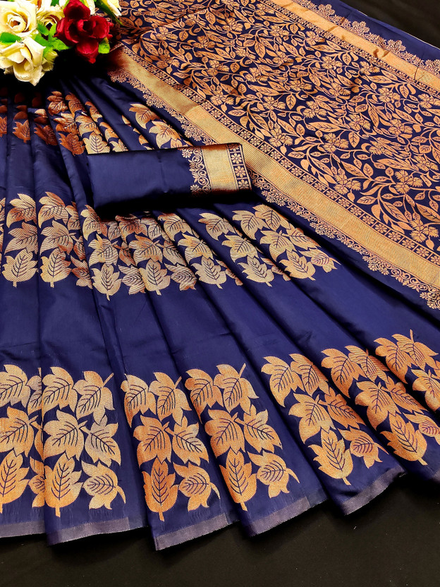 Wholesale bazar Embroidered Bollywood Georgette Saree(Dark Blue)