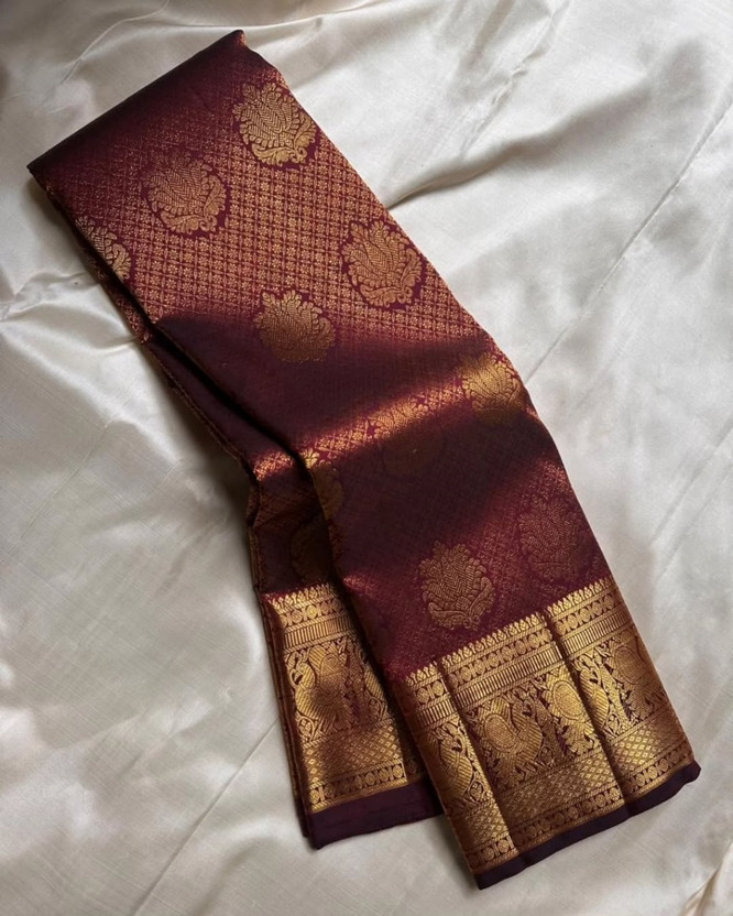 TRISHIKA FAB Woven Banarasi Art Silk Saree(Multicolor)