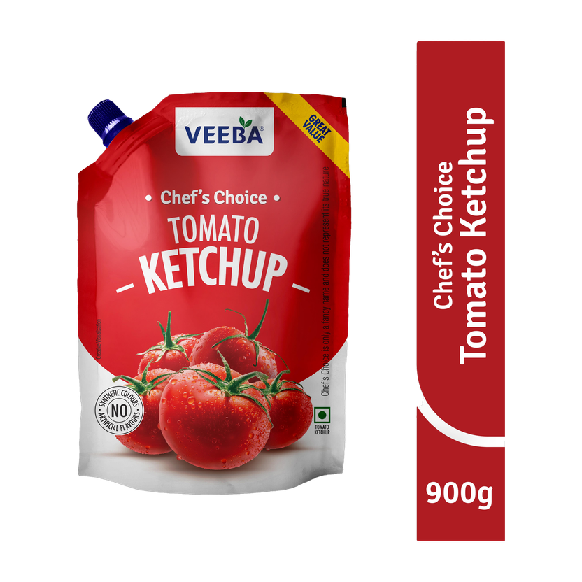 VEEBA Chef's Choice Tomato Ketchup Ketchup(900 g)