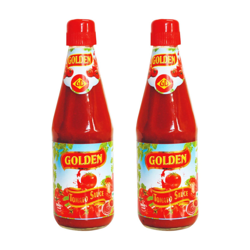 Golden Golden Fresh Tomato Sauce, 100% Natural (No Onion & Garlic) Tasty Sauces Sauce(2 x 200 g) - Flipkart Deal