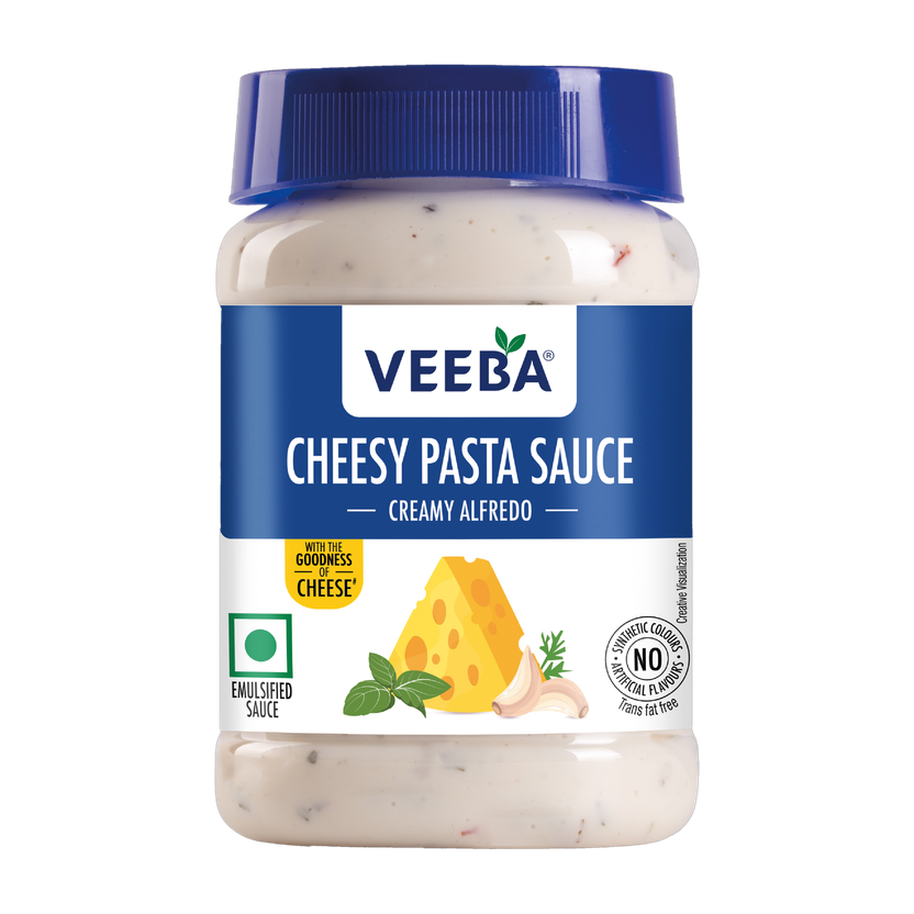VEEBA Cheesy Pasta - Creamy Alfredo Sauce(250 g)