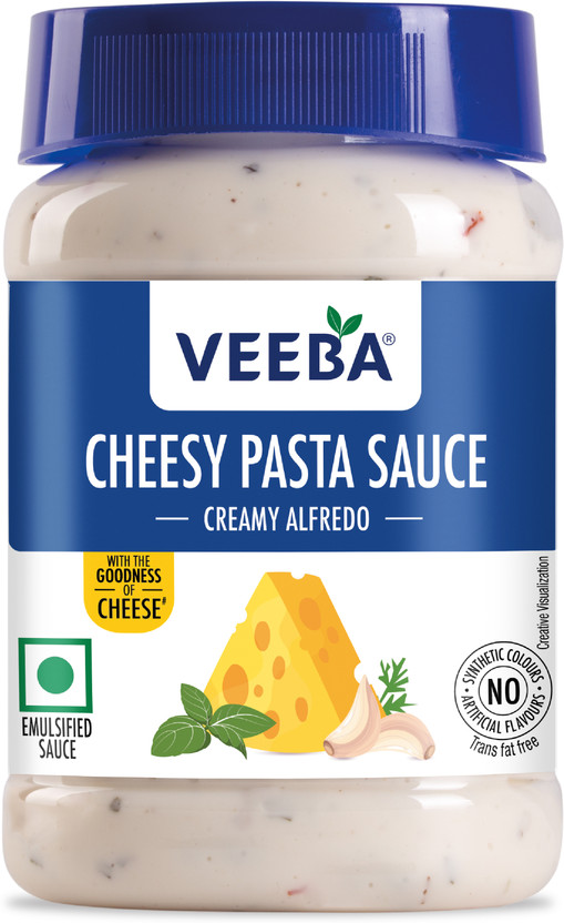 VEEBA Cheesy Pasta - Creamy Alfredo Sauce(250 g)