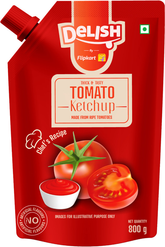 Delish by Flipkart Tomato Ketchup(800 g)