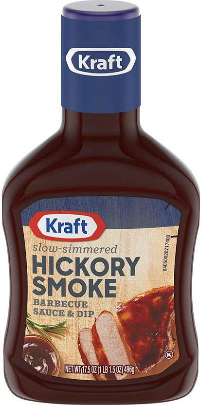Kraft Hickory Smoke, Slow - Simmered | Barbecue Sauce(496 g)