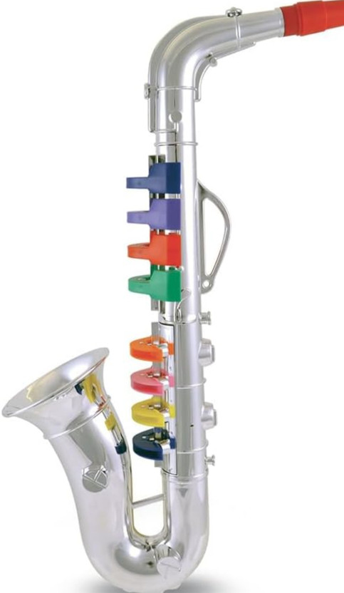 Greenvilla bontempi Bontempi 32 4331 8 Notes Saxophone 32 4331 Baritone Saxophone(Silver, Multicolour)