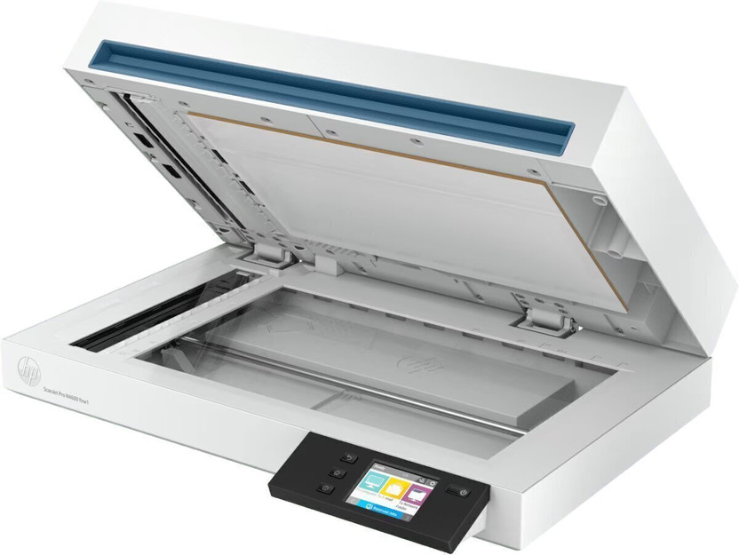 HP Flatbed HP ScanJet Pro N4600 fnw1 Scanner(Blue and White)