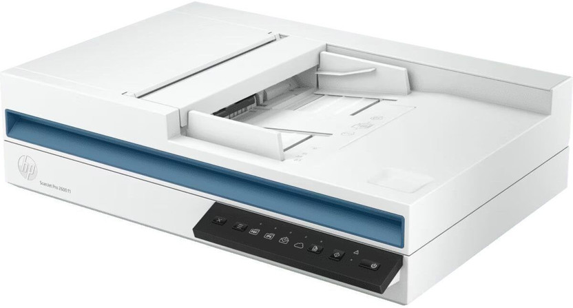 HP Flatbed ScanJet Pro 2600 f1 Scanner(WHITE & BLUE)