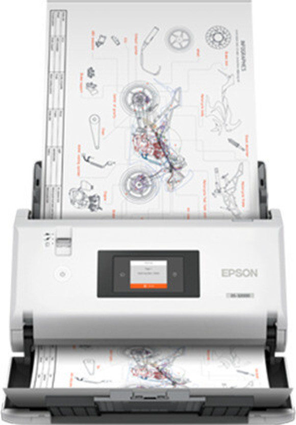 Epson - WorkForce DS-32000 A3 Duplex Sheet-fed Document Scanner(White)
