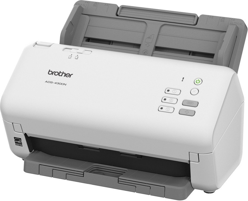 brother Document Scanner ADS-4300N Scanner(White)