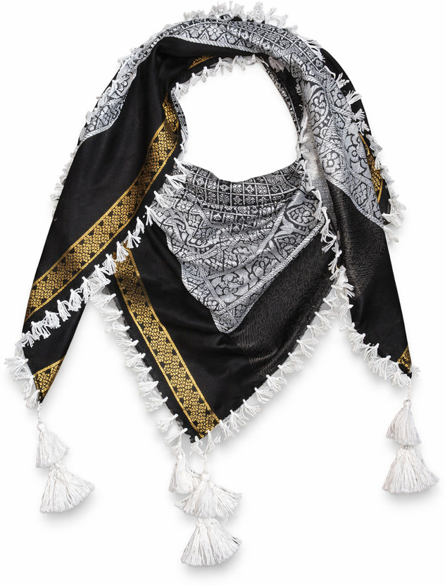 SHAHAN TRADERS Self Design Polycotton Men & Women Fancy Scarf