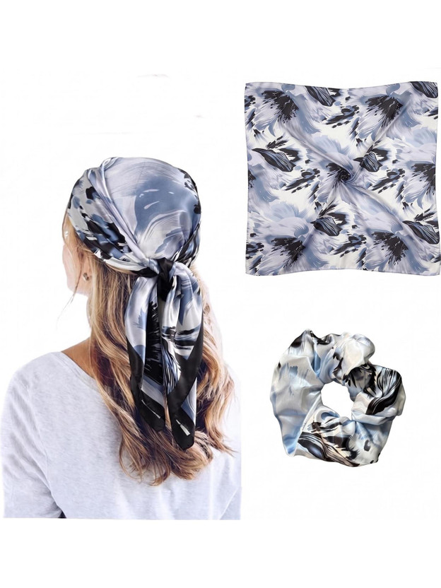 ARMOXA Printed Silk Women Scarf