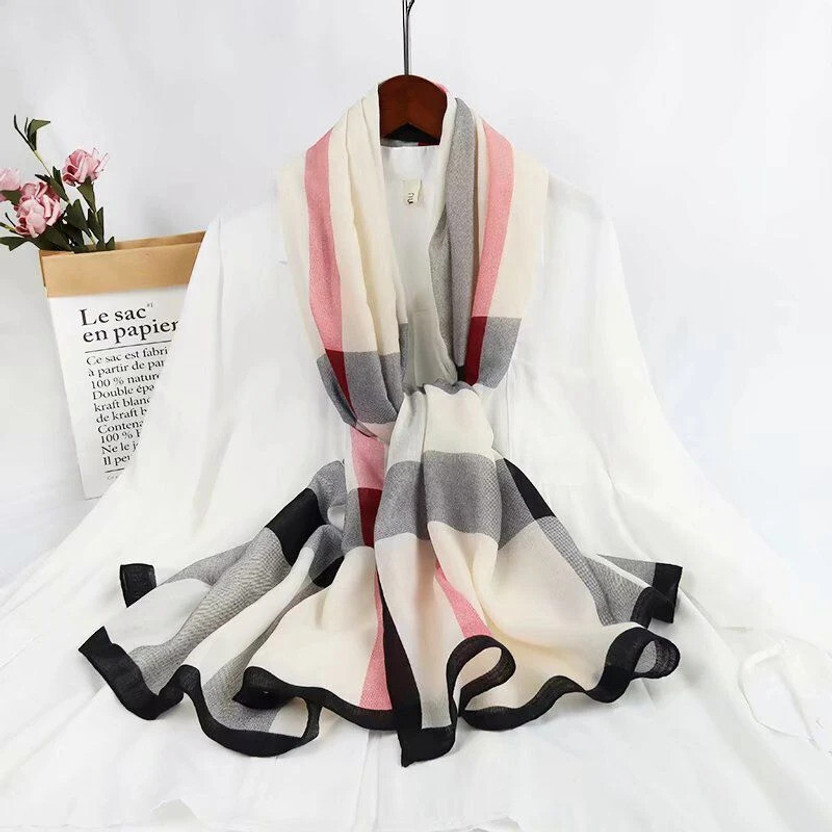 Zahidandsons Printed Viscose Women Scarf, Fancy Scarf, Stole