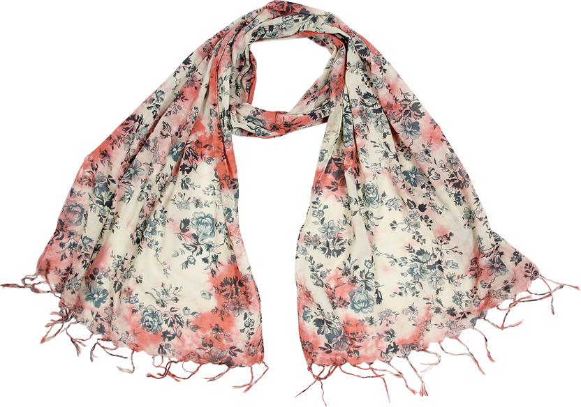 KIRE NE Printed Pure Cotton Women Scarf, Stole