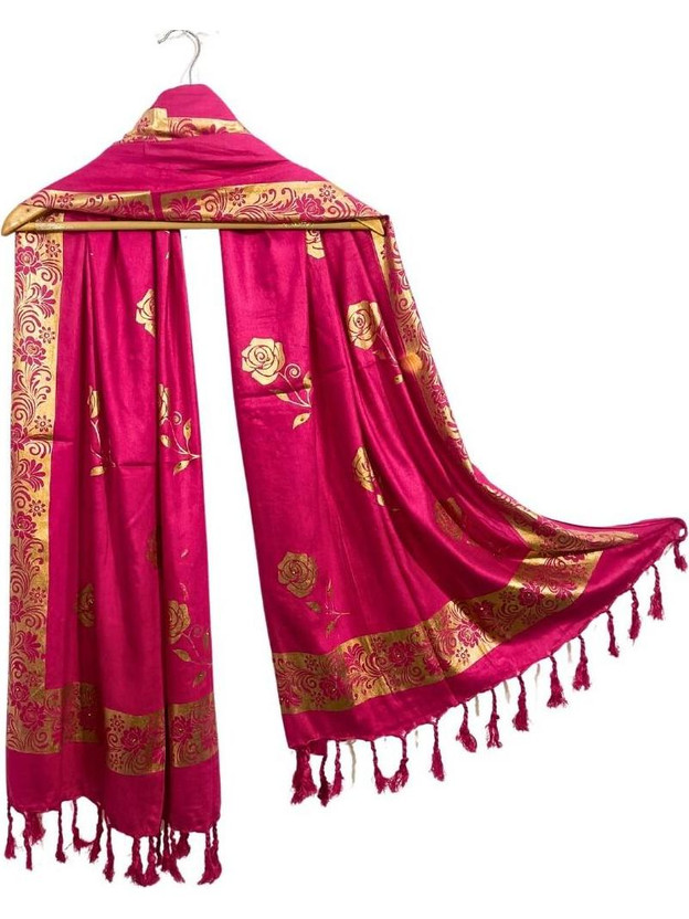 ogs ogs Floral Print Rayon Women Fancy Scarf, Scarf, Stole - Flipkart Deal