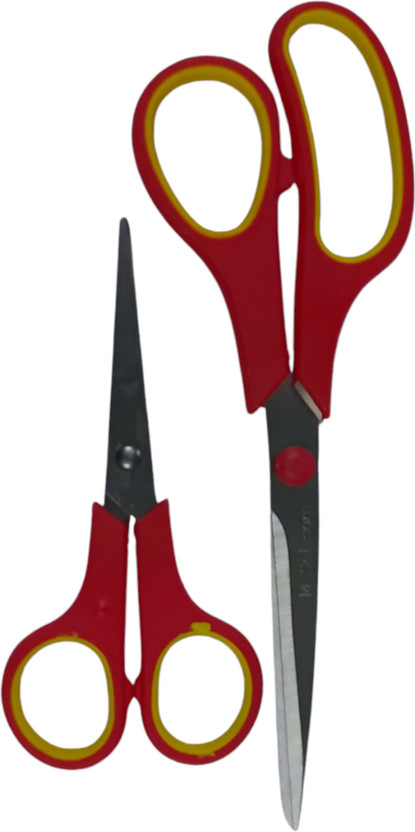 Divine creation SharpEdge ProCut Duo Stainless Steel Scissors Fine Precision Cutting Blades D172 Scissors(Set of 2, Multicolor)