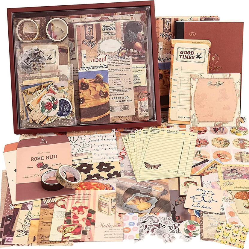 Cloudmall Brown Theme,  Scrapbook Kit(DIY)