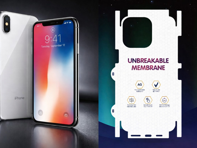 PARAFLIK Back Screen Guard for IPHONE XSMAX BACK MATTE MEMBRANE UNBREAKABLE HYDROGEL TECHNOLOGY SKIN PROTECTOR | MATTE FINISH(Pack of 1)