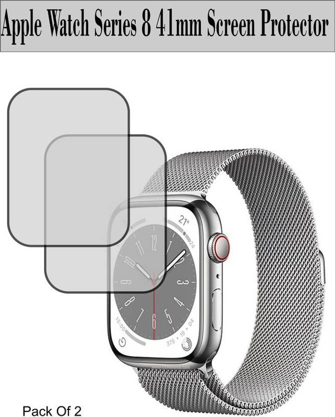 Levoti Edge To Edge Screen Guard for Xii Apple Watch Series Aluminum 8