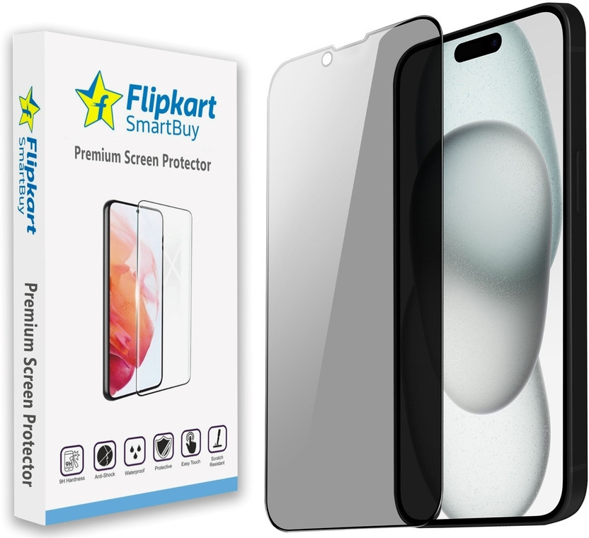 Apple Flipkart SmartBuy Edge To Edge Tempered Glass for Apple iPhone 15 Pro(Pack of 1) - Flipkart Deal