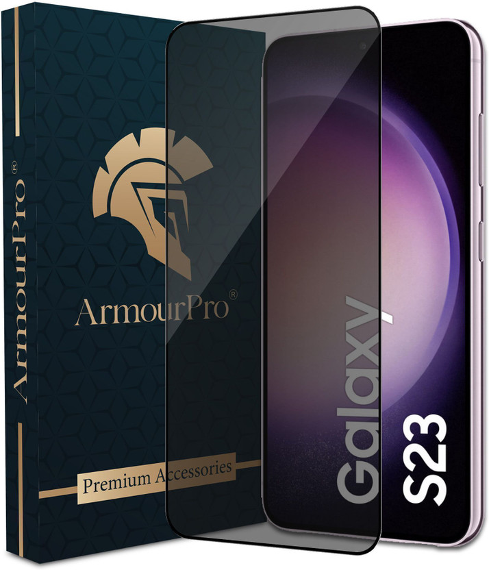 Samsung ArmourPro Edge To Edge Tempered Glass for Samsung Galaxy S23 5G, Samsung Galaxy S22 5G, Samsung S23 5G, Privacy Protection(Pack of 1) - Flipkart Deal