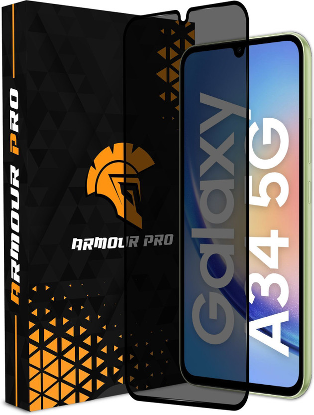 ArmourPro Edge To Edge Tempered Glass for Samsung Galaxy A34 5G, Samsung M34 5G, Samsung F34 5G(Pack of 1)