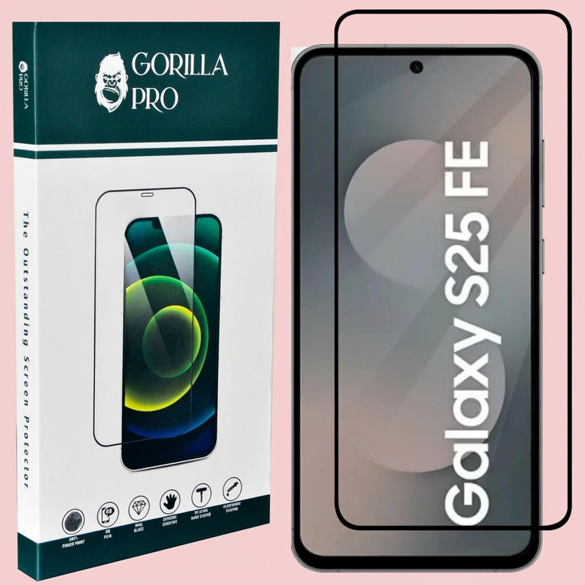 GORILLA PRO Edge To Edge Tempered Glass for Samsung Galaxy S25 FE 5G(Pack of 1)