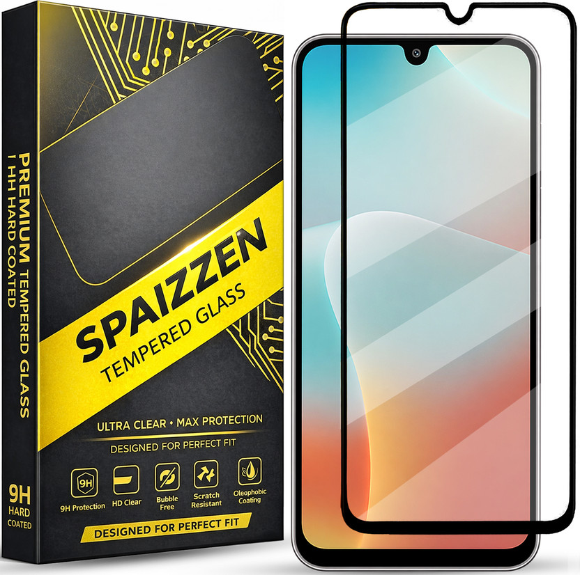 SPAIZZEN Edge To Edge Tempered Glass for Samsung Galaxy M17 5G(Pack of 1)