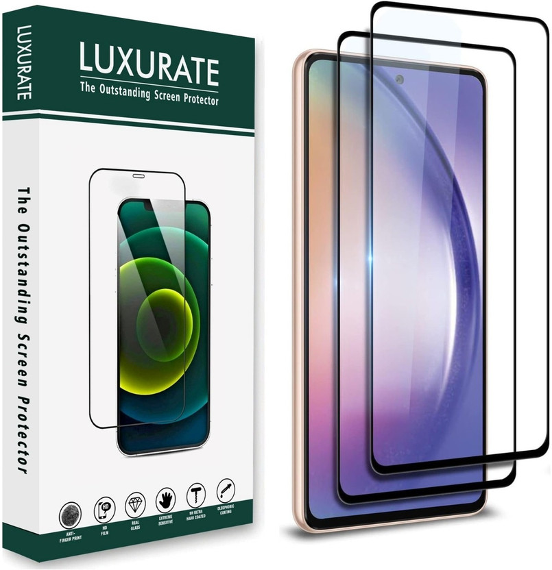 LUXURATE Edge To Edge Tempered Glass for OPPO K13 Turbo Pro 5G, with Easy Installation Kit(Pack of 2)