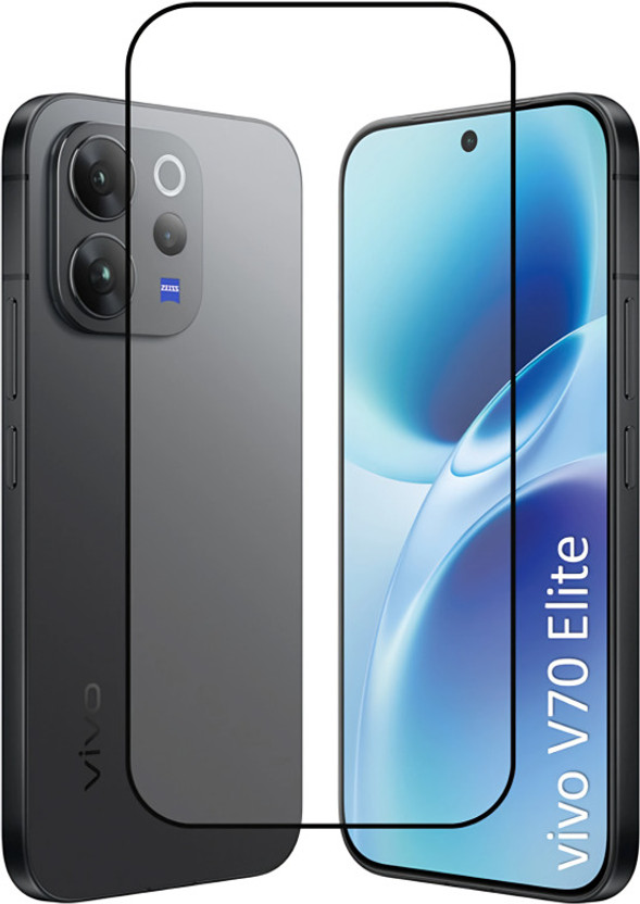 CAVITY Tempered Glass Guard for vivo V70 Elite(Pack of 1)