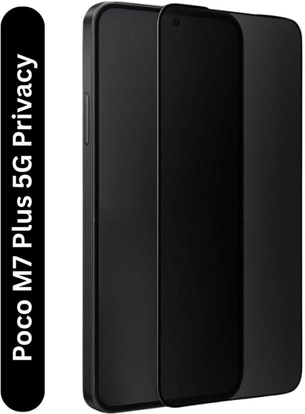 KWINE CASE Edge To Edge Tempered Glass for Poco M7 Plus 5G(Pack of 2)