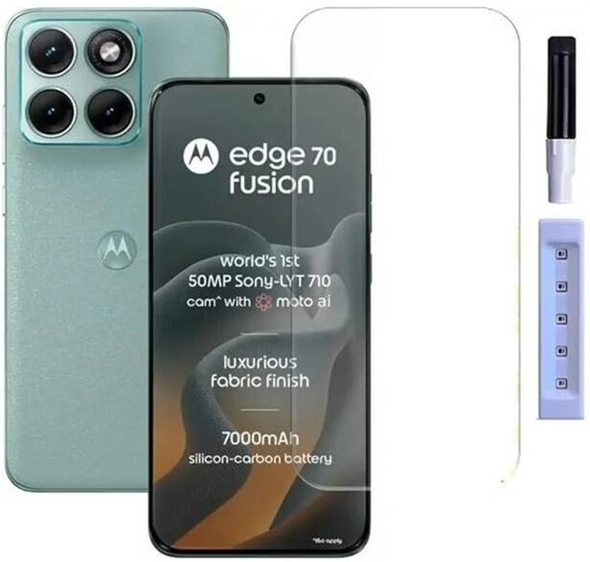 Flipkart SmartBuy Edge To Edge Tempered Glass for Motorola Edge 70 Fusion 5G, Moto Edge 70 Fusion 5G(Pack of 1)