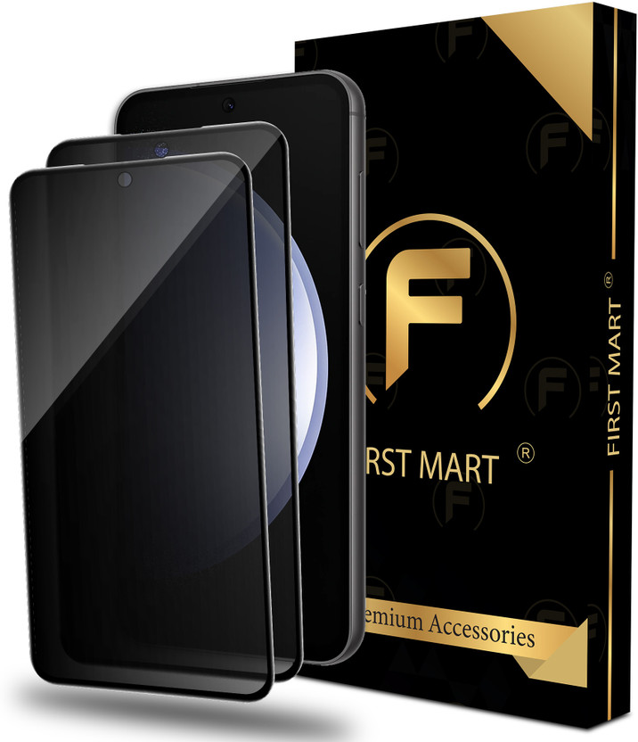 FIRST MART Edge To Edge Tempered Glass for Samsung Galaxy S23 FE 5G, Samsung A54 5G(Pack of 2)