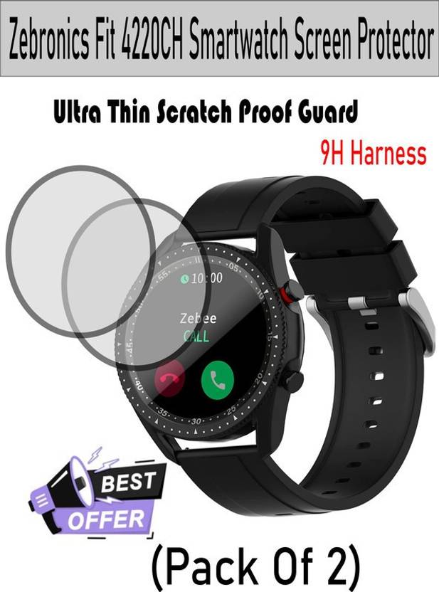 Spnrs Front and Back Tempered Glass for YU Zebronics Fit 4220CH