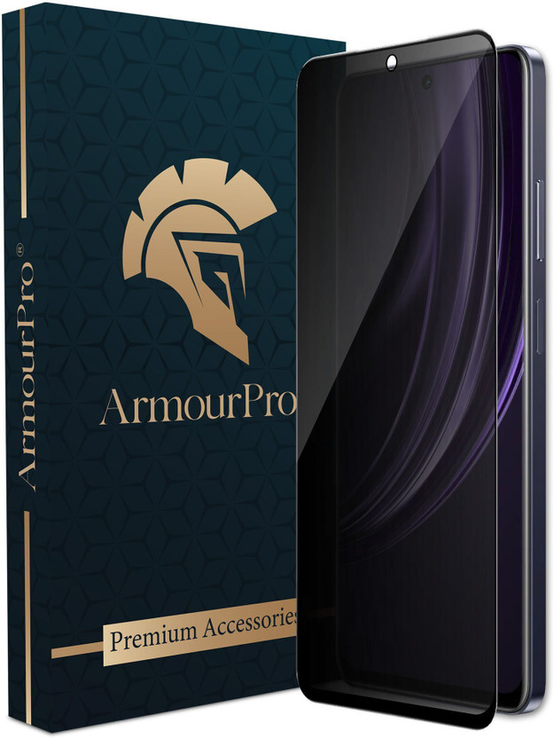 Realme ArmourPro Edge To Edge Tempered Glass for realme 13 5G, Realme 12X 5G, Realme 12 5G, Privacy Protection(Pack of 1) - Flipkart Deal