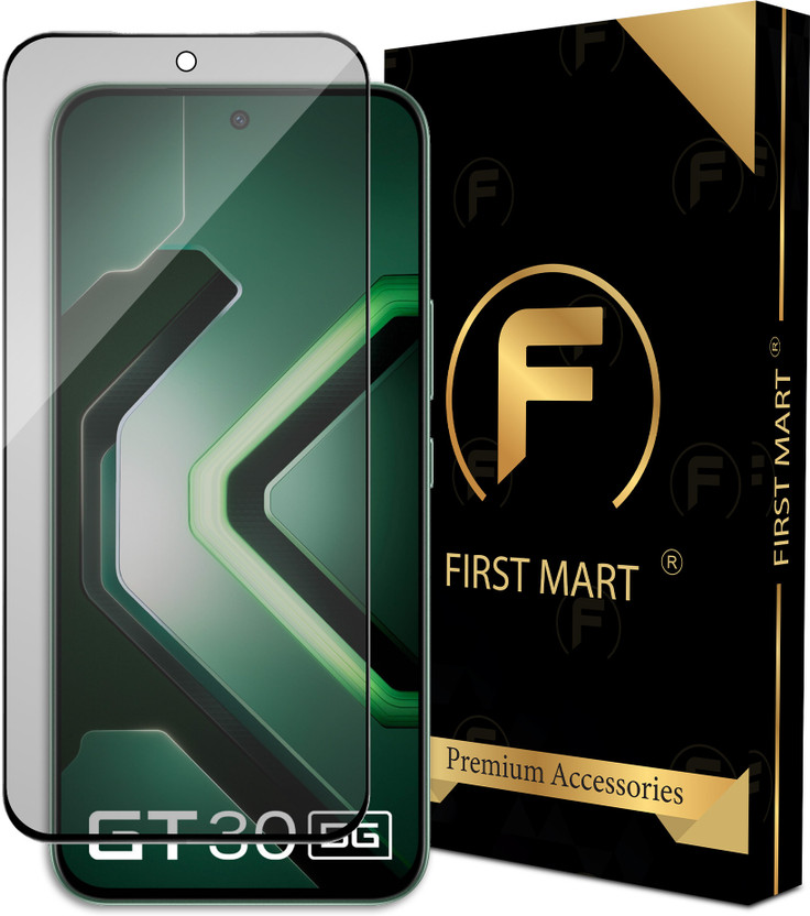 FIRST FIRST MART Edge To Edge Tempered Glass for Infinix GT 30 5G, Infinix GT 30 Pro 5G, Matte Finish Glass(Pack of 1) - Flipkart Deal