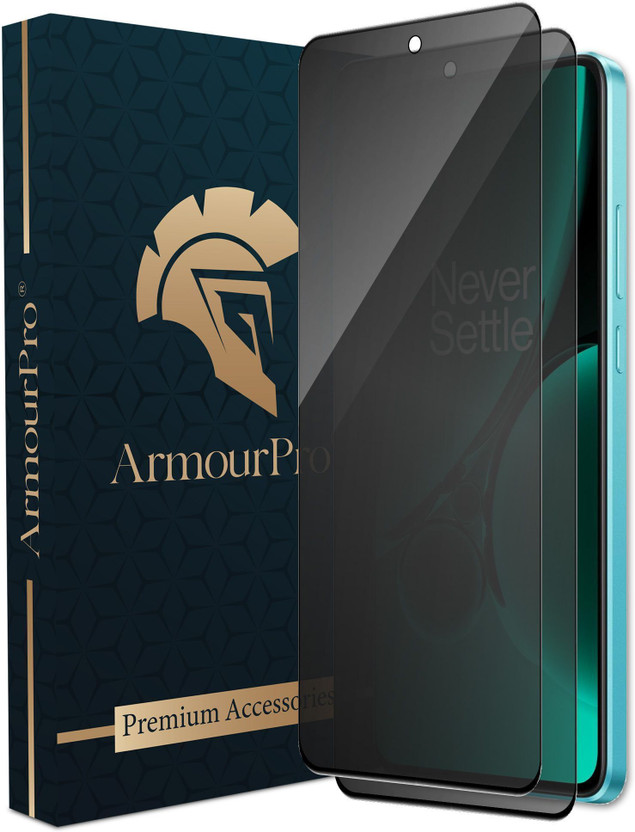 OnePlus ArmourPro Edge To Edge Tempered Glass for OnePlus Nord CE 3 5G, Nord CE 3, OnePlus Nord CE 4 5G, Nord CE 4, Privacy Protection(Pack of 2) - Flipkart Deal