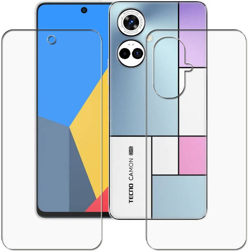tombik Front and Back Screen Guard for Y83Tecno Camon 19 Pro Mondrian