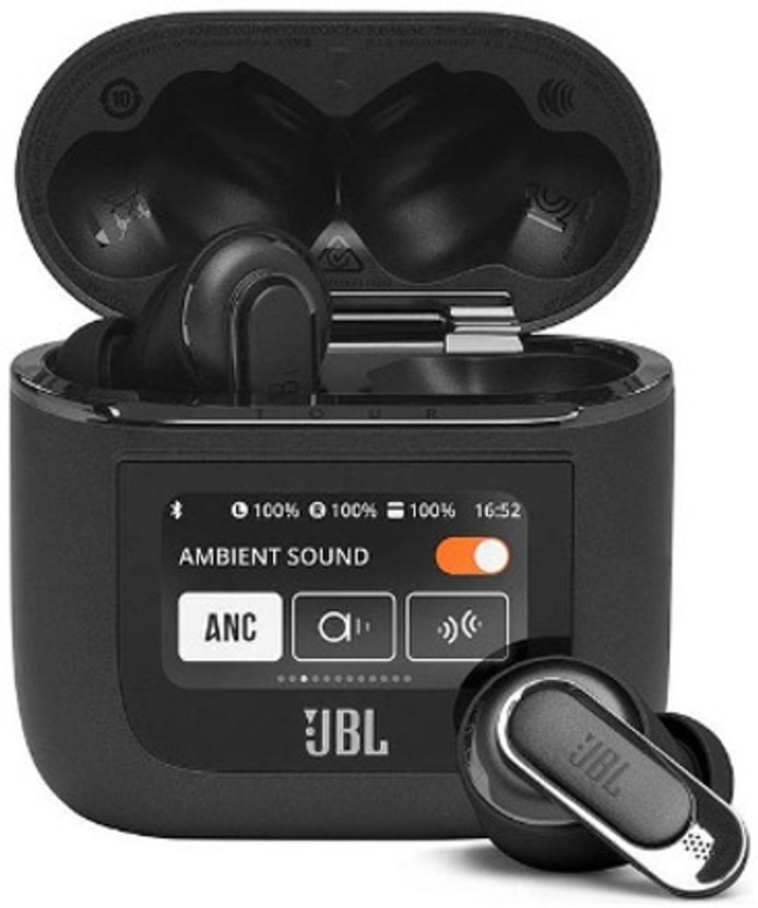 Earbuds VD Nano Glass for JBL TOUR PRO 2 TWS True Adaptive Noise Canceling Earbuds with Wireless Charging Black - Copy (5)(Pack of 2)