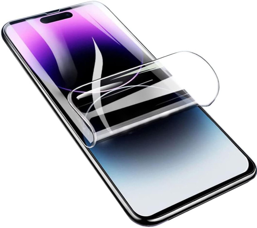 Vm than Screen Guard for iPhone 14 Pro Screen Protector Flexible Hydrogel Protective Film, Screen Protector Compatible with iPhone 14 Pro 6.1 Inch, Flexible Hydrogel Protective Film [Not Tempered Glass] [High Sensitivity][HD Clear](Pack of 1)