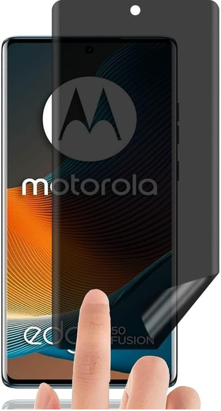 T MAGIC Screen Guard for Motorola Edge 50 Fusion 5G Privacy Screen Protector Full Coverage Soft TPU Film Anti Fingerprint Bubble Free Easy Installation(Pack of 1)