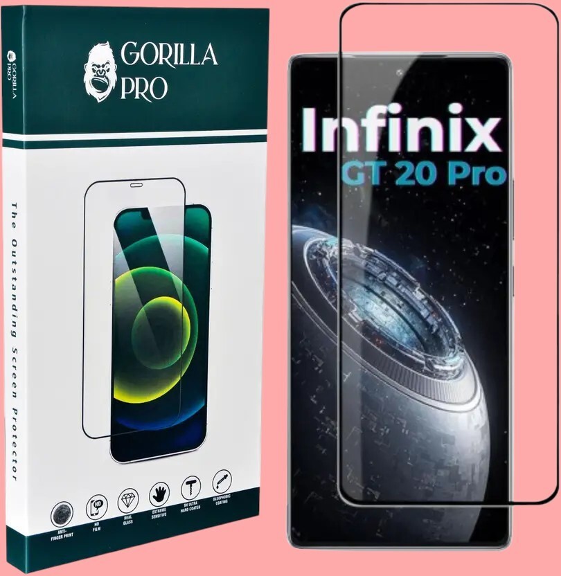 GORILLA PRO Tempered Glass Guard for Infinix GT 20 Pro(Pack of 1)
