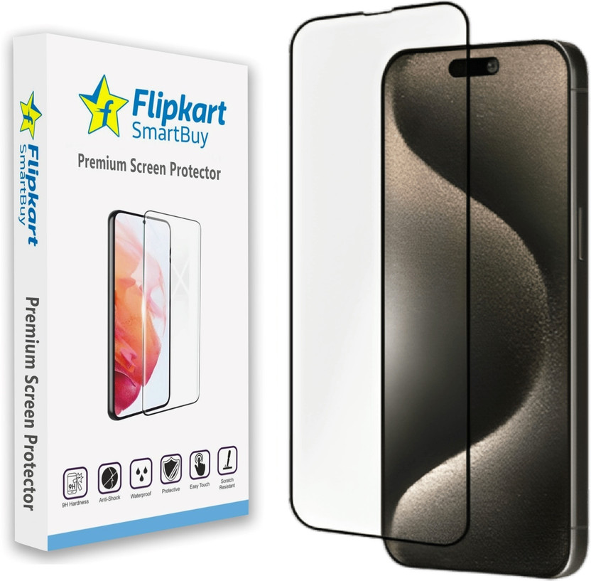 Flipkart SmartBuy Tempered Glass Guard for Apple iPhone 16 Pro(Pack of 1)