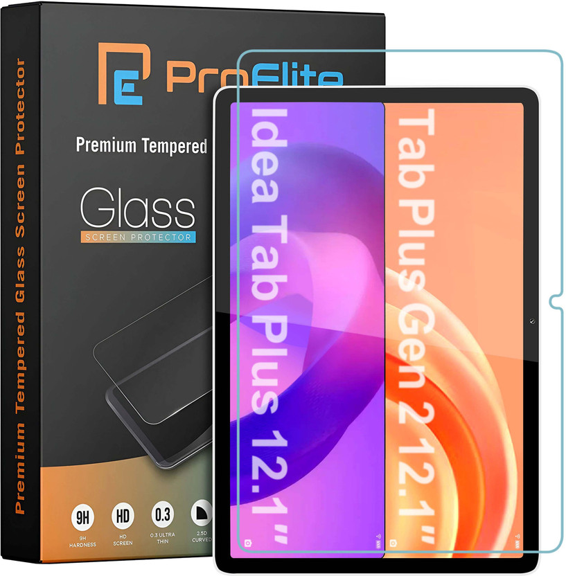 Proelite Tempered Glass Guard for Tablet Idea Tab Plus 12.1" 2025/ Tab Plus Gen 2 12.1 inch 2026, Premium Tempered Glass(Pack of 1)