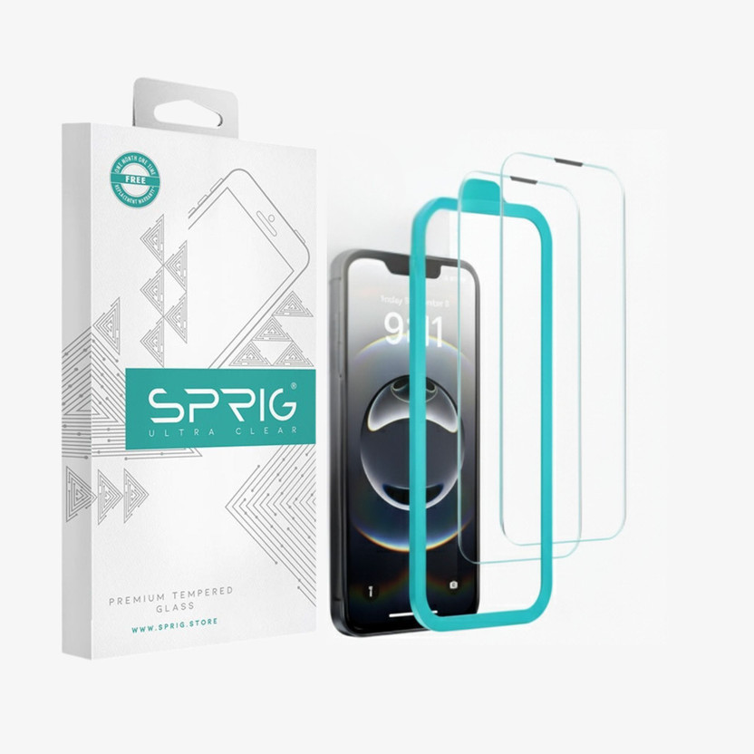 Sprig Tempered Glass Guard for Apple iPhone 17, Apple Iphone 17(Pack of 1)