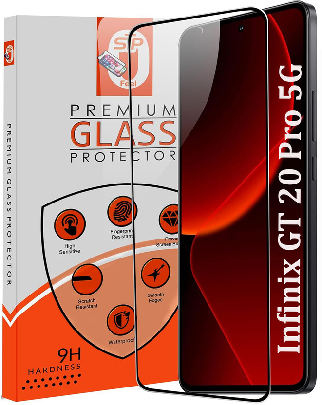 STP FEEL Tempered Glass Guard for Infinix GT 20 Pro 5G Premium Screen Protector Guard with Easy Installation Kit(Pack of 1)