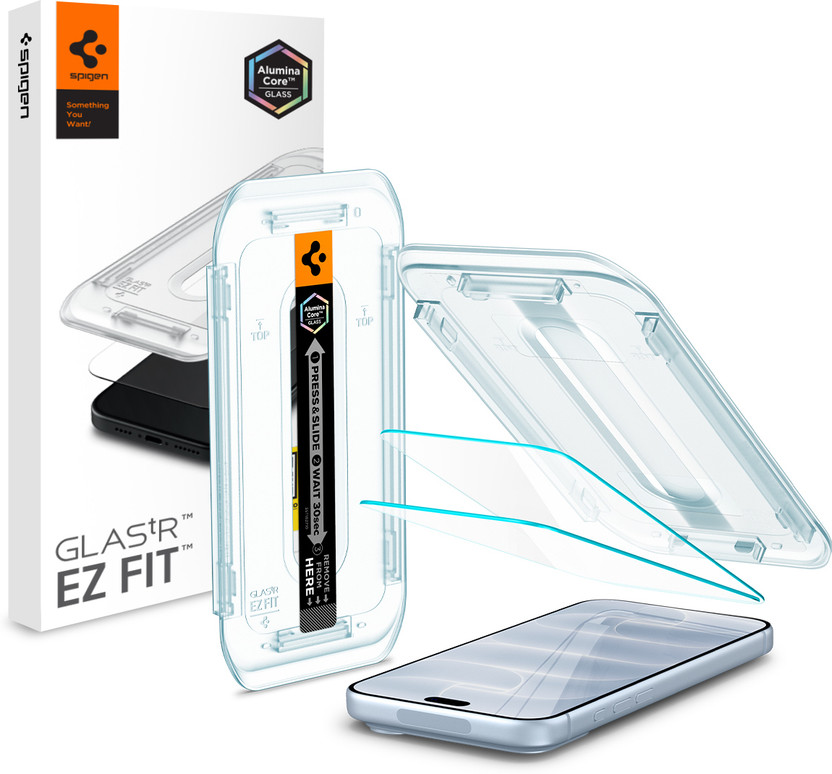 Spigen Spigen Tempered Glass Guard for iPhone 18 Pro Max / 17 Pro Max / 16 Pro Max(Pack of 2) - Flipkart Deal