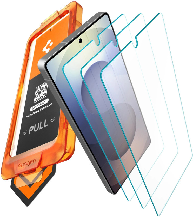 Samsung Spigen Screen Guard with Applicator Kit for Samsung Galaxy S25 Ultra(Pack of 3) - Flipkart Deal