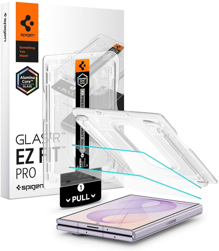 Samsung Spigen Tempered Glass Guard for Galaxy Z Fold 8, Samsung Z Fold 8(Pack of 2) - Flipkart Deal